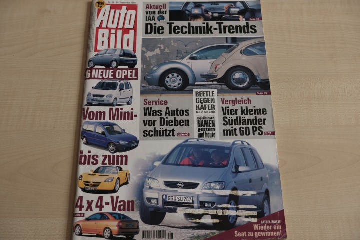 Deckblatt Auto Bild (38/1999)